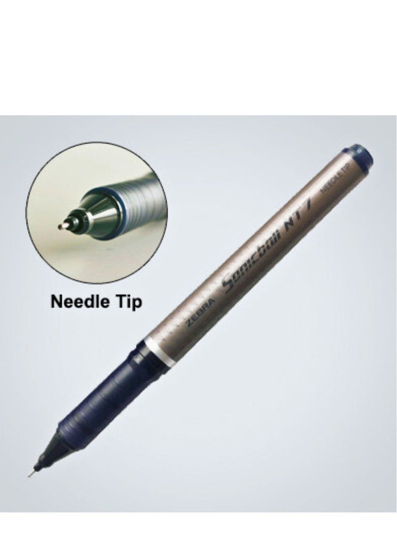 Zebra Sonicball NT7 Liquid Ink Pen 10-Pack, Black - Image 2