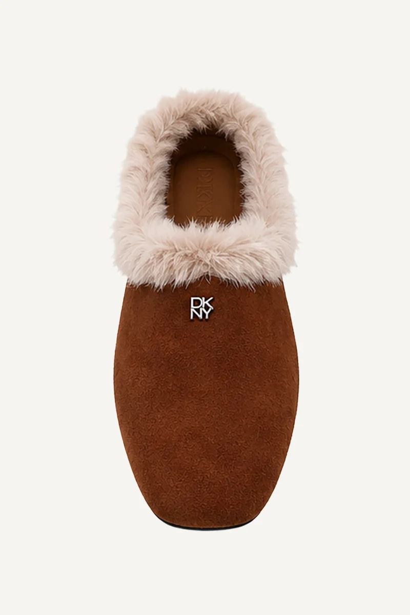 DKNY  DELMAR MULE FUR WIDE for Women | Best Price UAE