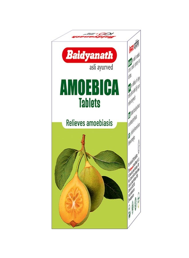 Baidyanath Amoebica - 50 Tablets | Ayurvedic Remedy for Amoebiasis | Supports Digestive Health & Diarrhea Management - Image 1