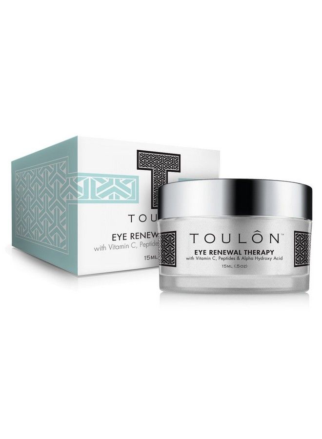 TOULON Eye Cream For Dark Circles And Puffiness. Reduces Lines And Wrinkles With Vitamin C Peptides and Alpha Hydroxy Acid. Minimizes Crows Feet Puffy Eyes And Bags - Image 3