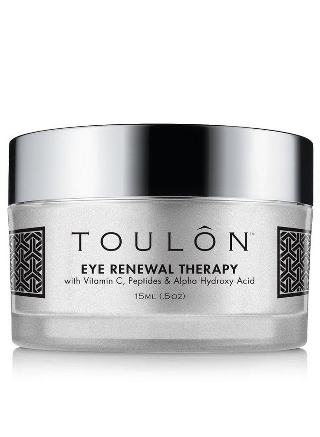 TOULON Eye Cream For Dark Circles And Puffiness. Reduces Lines And Wrinkles With Vitamin C Peptides and Alpha Hydroxy Acid. Minimizes Crows Feet Puffy Eyes And Bags - Image 1