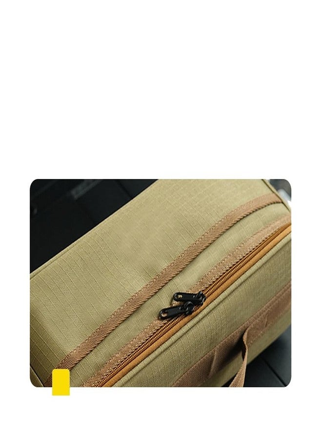 DraCra Camping Kitchen Utensil Bag Organizer Large Capacity Camp Utensils Carrying Case Portable Pouch Container for Camping Cookware Set Cutlery Flatware Tableware Backpacking Hiking Travel Picnic - Image 4
