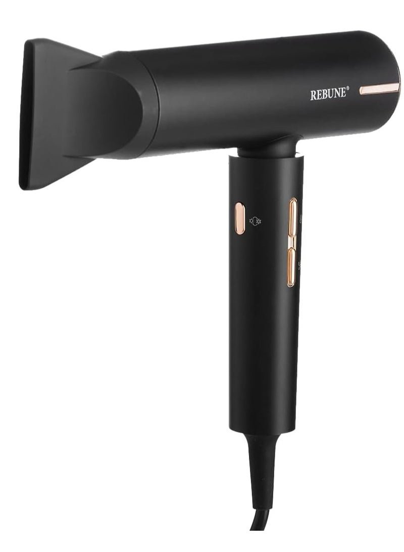 REBUNE 1800W, High Speed Air Dryer With Air Purification Function Black - Image 1