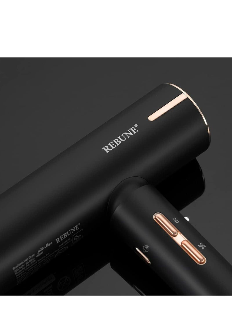 REBUNE 1800W, High Speed Air Dryer With Air Purification Function Black - Image 3