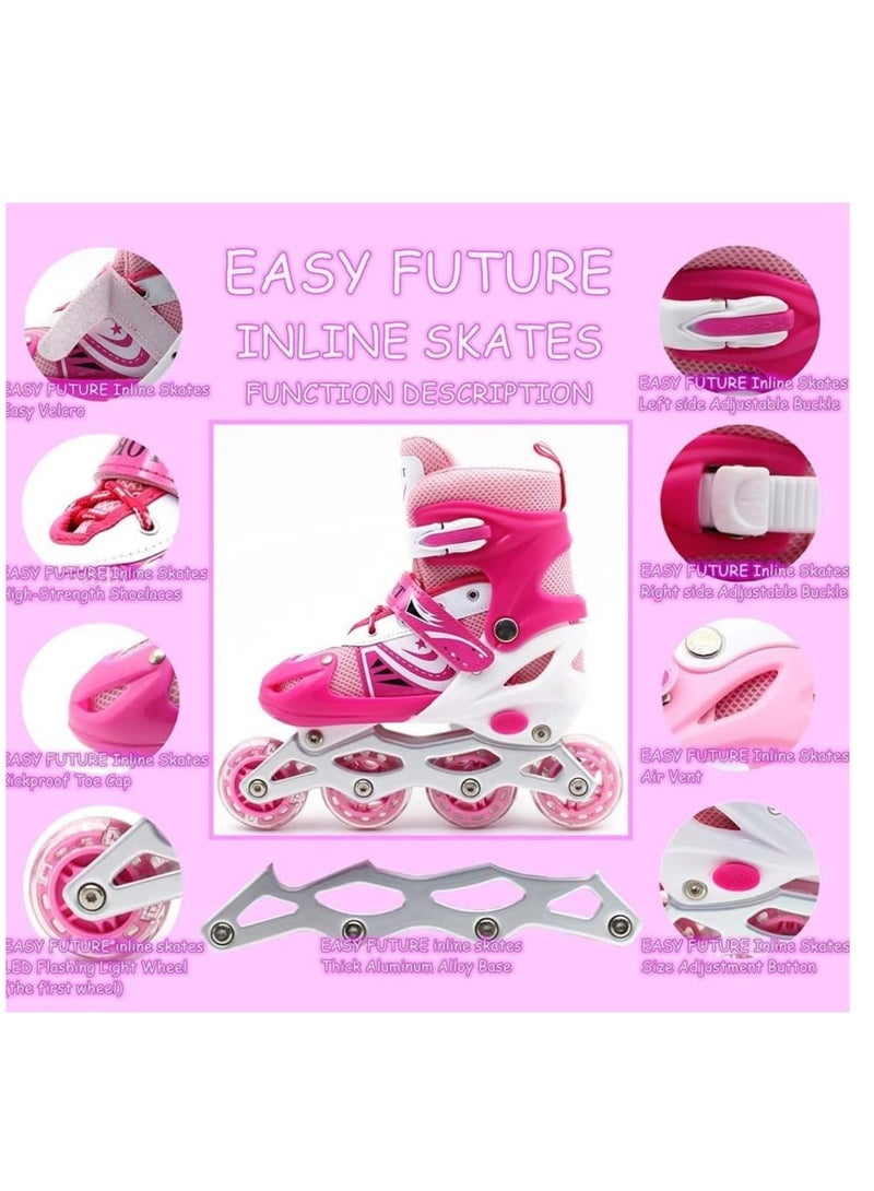 سبال مجموعة كاملة من الزلاجات الدوارة للأطفال ذات الفلاش الواحد والزلاجات الدوارة للبالغين والزلاجات القابلة للتعديل - Image 4