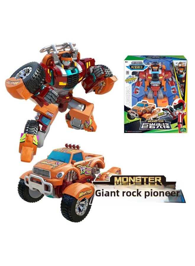 Tobao Warrior Galaxy Detective Series Broken Tiangang Wing Justice Special Police God Of War Deformation Robot Children's Toys-Color:Elite Edition-giant Rock Pioneer 7612  - Image 4