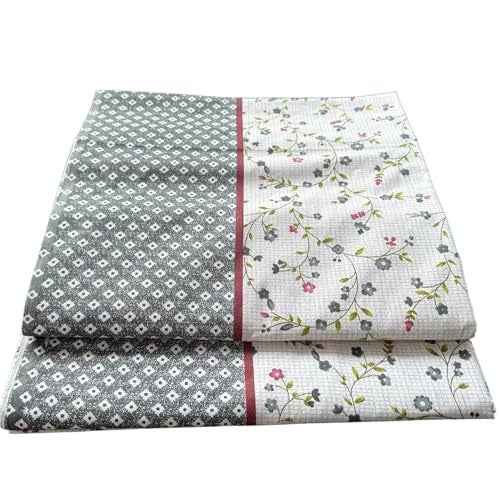 Homescape 100% Fine Cotton Summer Topsheet/Odhne wali Chaddar Single Bed 300 TC (grey_Pack of 2) - Image 5