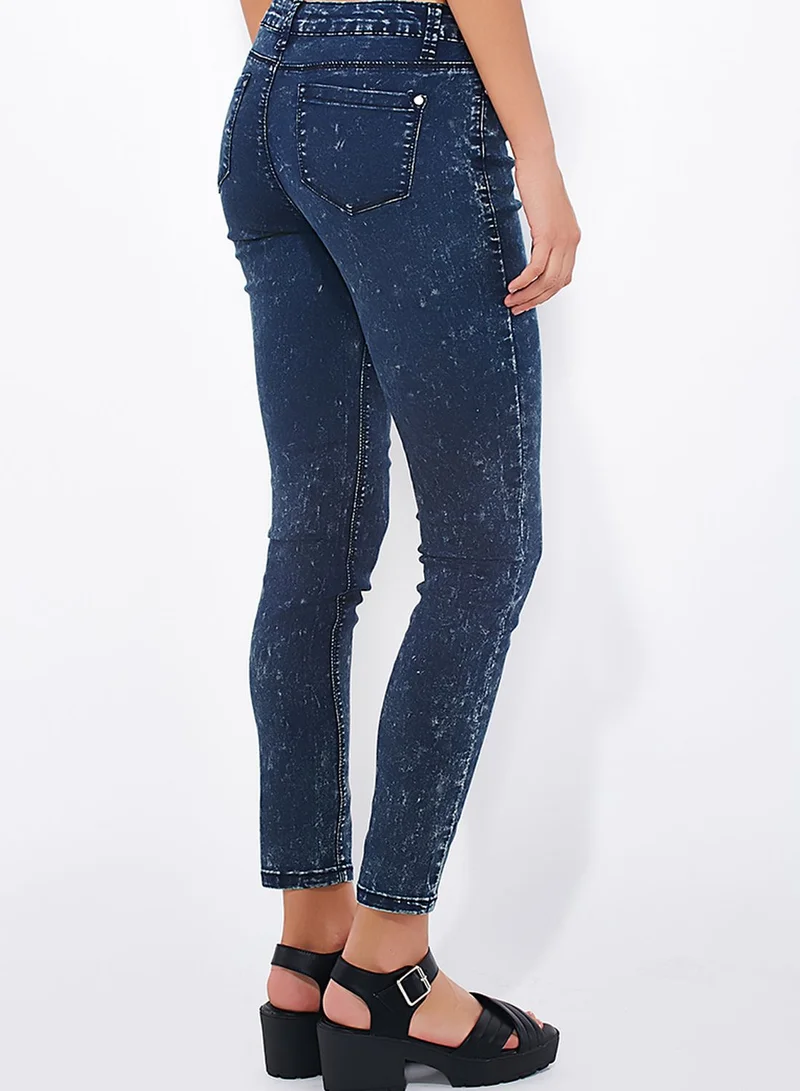 BRAVE SOUL Acid Wash Jeggings