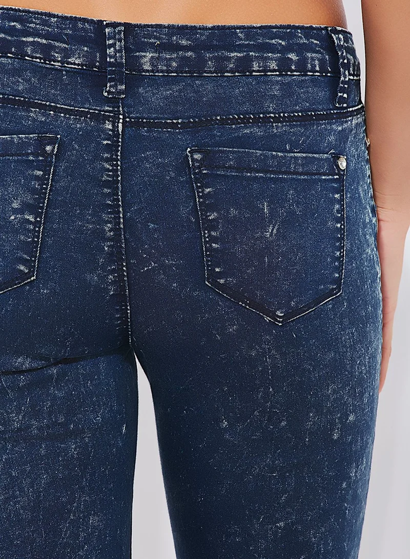 BRAVE SOUL Acid Wash Jeggings