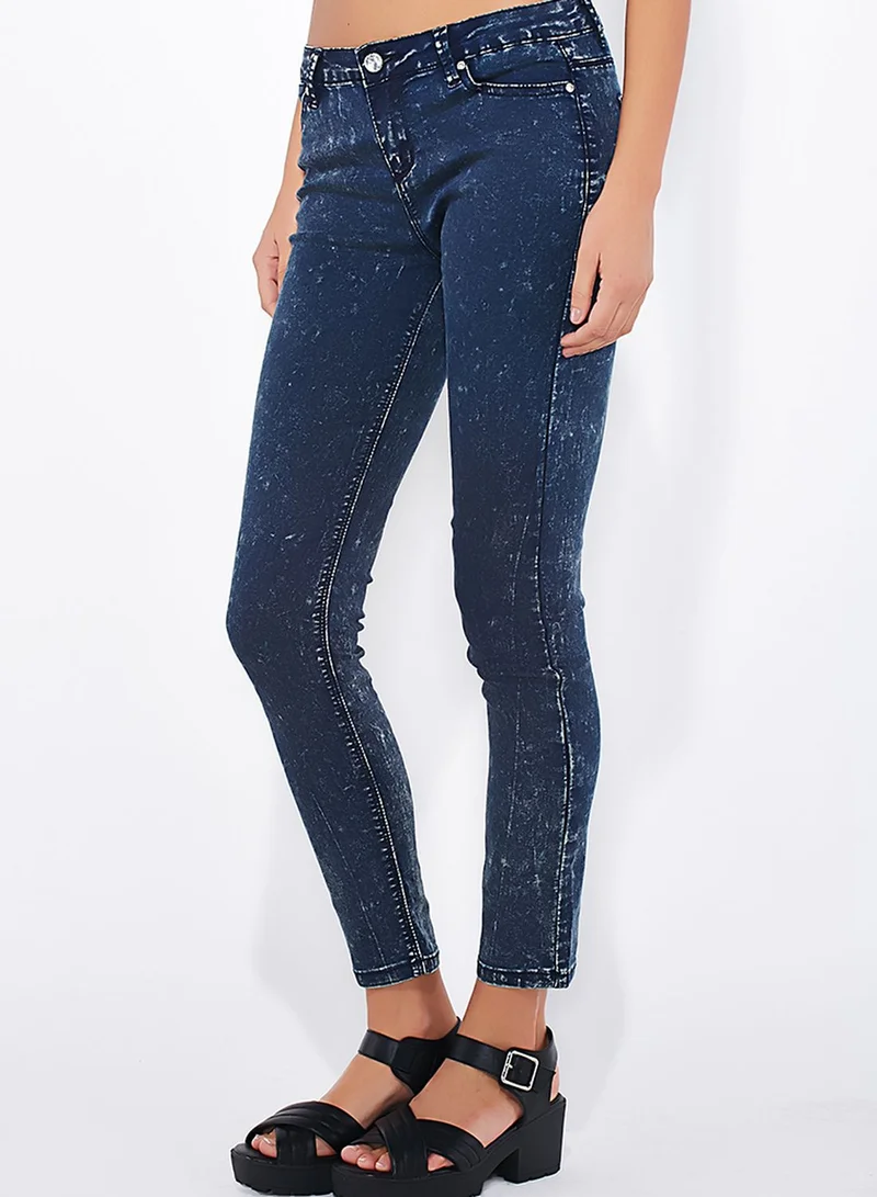 BRAVE SOUL Acid Wash Jeggings