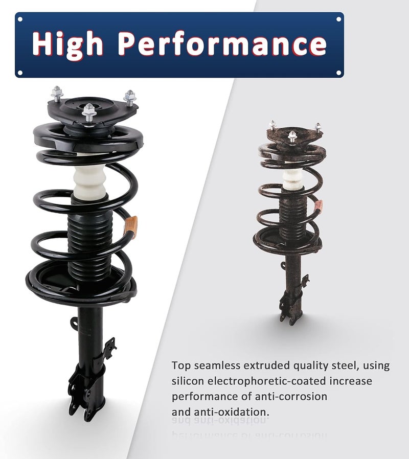 MOSTPLUS Rear Pair Complete Strut Spring Assembly Compatible for 1996-2000 Honda Civic 171292 - Image 4