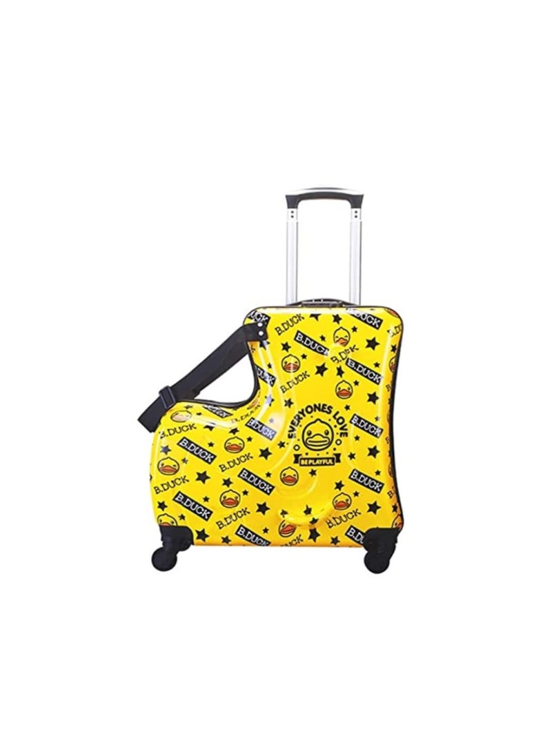 Cool Baby Hardcase Travel Suitcase Al Mg Alloy Luggage Trolley with 4 Spinner Wheel  Perfect for Your Little Explorer 20 inches  - Image 1
