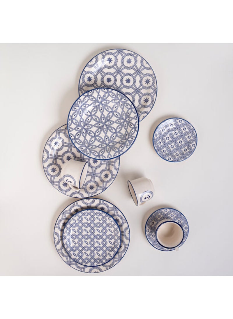 Oxford Nautico  20 Pcs Porcelain Dinner Set Serve 4