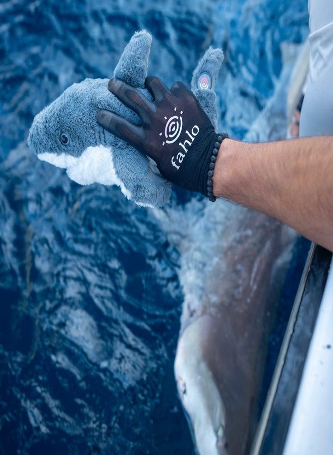 Fahlo Tracking Plush | Includes 12" Plush, Interactive 3D Tracking Map, and Wildlife Conservation Support | Eco-Friendly & Safe for All Ages | (Shark) - Image 3