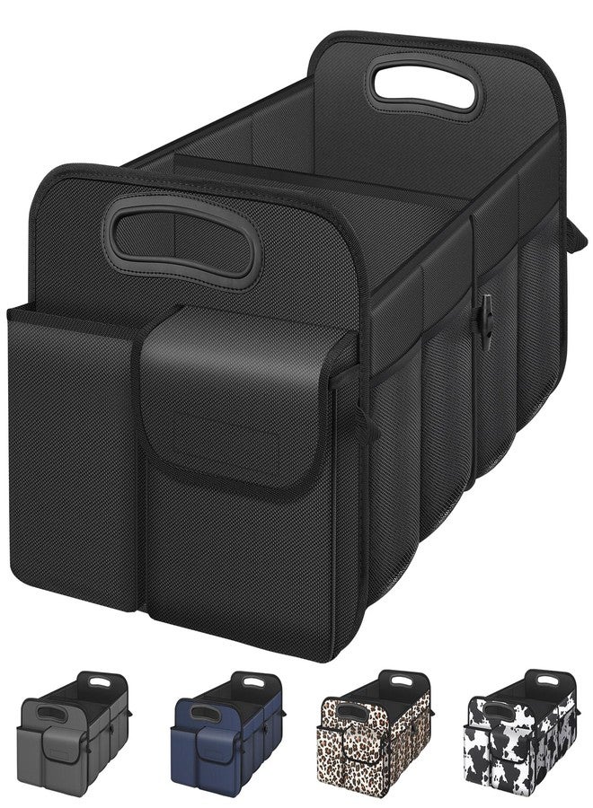 Femuar Car Trunk Organizer with Large Capacity Waterproof Car Accessories for Women & Men, Collapsible Trunk Organizer for Suv/Jeep/Sedan (Black, Standard) - Image 1