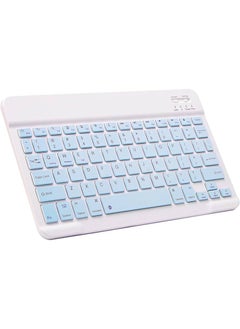 Wireless Keyboard, Mini Portable Bluetooth Keyboard, Ultra Slim Quiet Ergonomic Keyboard with Rechargeable Battery for iOS, Android and Windows