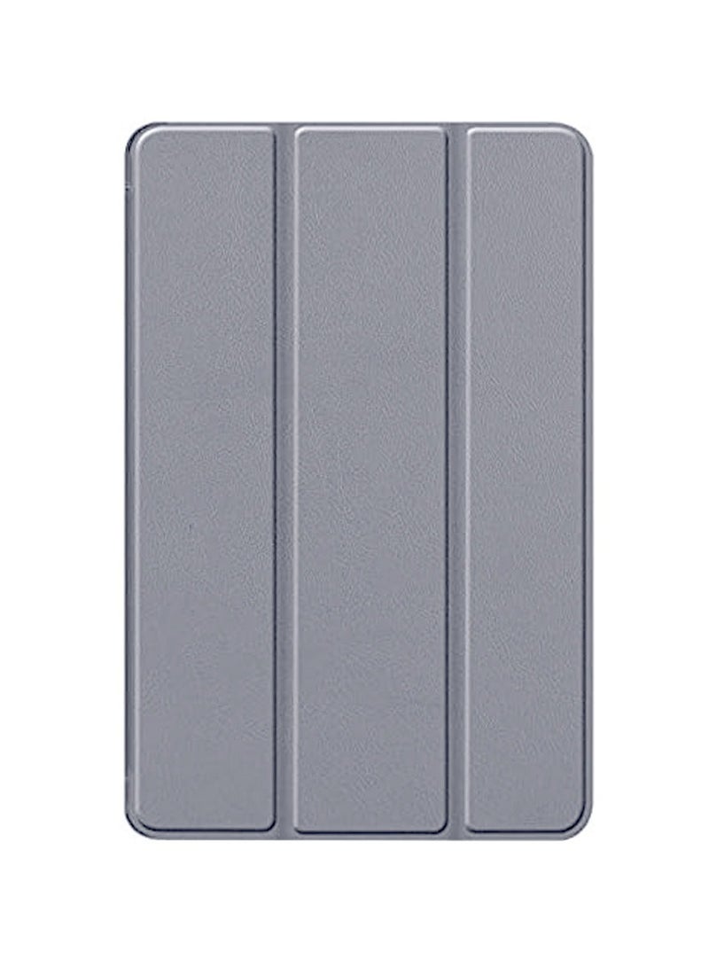 Techie جراب خلفي ذكي قابل للطي ثلاثي الطيات مع وظيفة الإيقاظ/السكون التلقائي لجهاز Samsung Galaxy Tab S9 FE 5G مقاس 10.9 بوصة/Galaxy Tab S9 مقاس 11 بوصة 2023 - رمادي - Image 3
