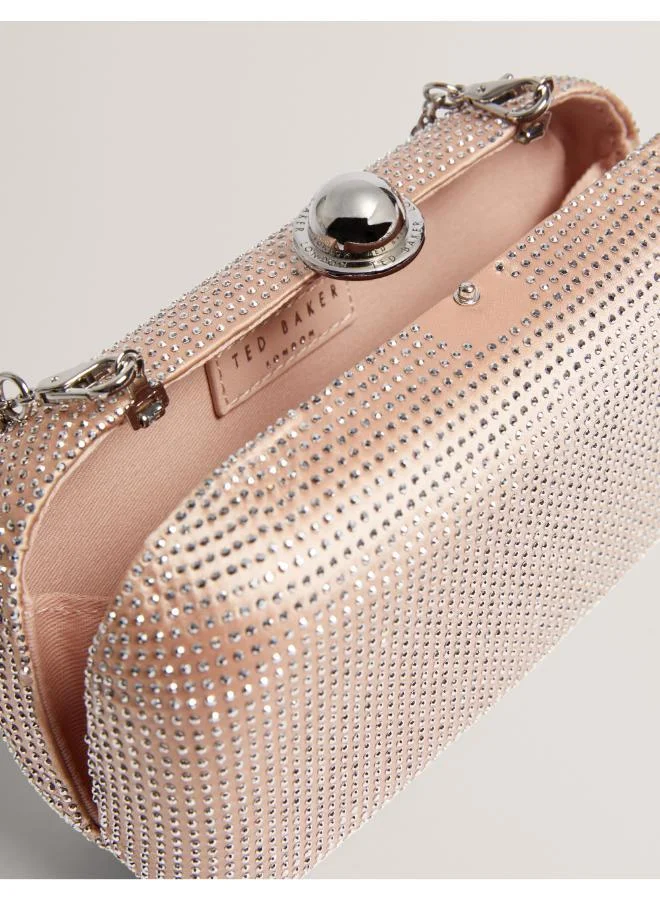 Ted Baker Cryzela Crystal Embellished Hard Clutch