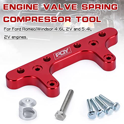 PQY Engine Valve Spring Compressor Tool Compatible with Ford Mustang GT F150 4.6L 5.4L 2V Romeo Windsor Lincoln Mercury Red - Image 2