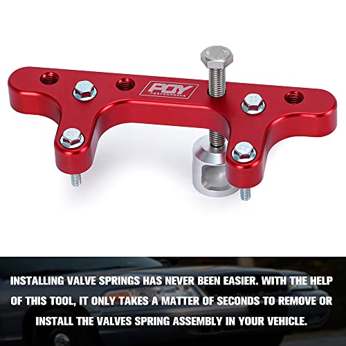 PQY Engine Valve Spring Compressor Tool Compatible with Ford Mustang GT F150 4.6L 5.4L 2V Romeo Windsor Lincoln Mercury Red - Image 3
