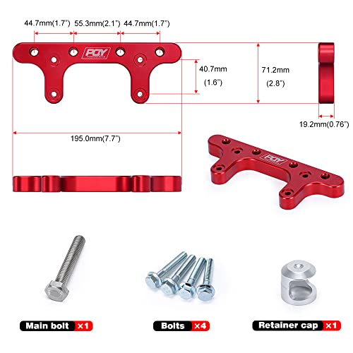 PQY Engine Valve Spring Compressor Tool Compatible with Ford Mustang GT F150 4.6L 5.4L 2V Romeo Windsor Lincoln Mercury Red - Image 4