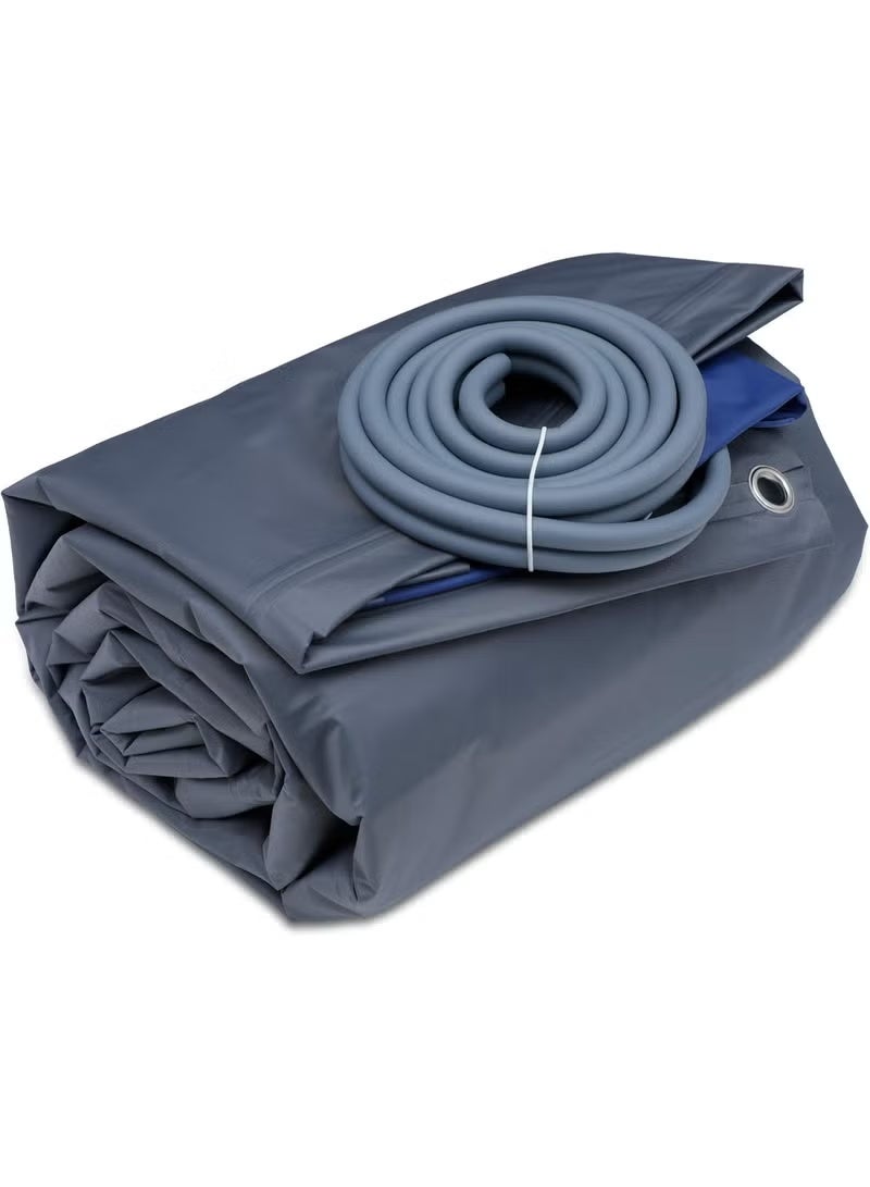 Alternating Pressure Air Mattress with Air Pump, Pressure Redistribution Mattress Overlay for Home and Healthcare Use, Blue - Image 2