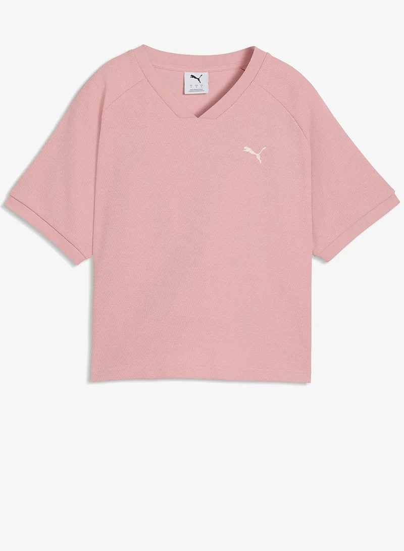 PUMA  Classic Relaxed Pinnacle T-Shirt for Women | Best Price UAE