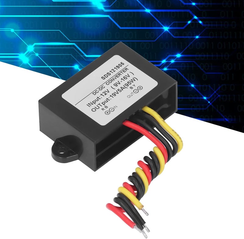كلاراكو محول تعزيز ملحق منظم محول 12 فولت لتعزيز مصدر طاقة الكمبيوتر المحمول المعدل 19 فولت محولات تناظرية إلى رقمية - Image 2