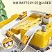 Doloowee Construction Truck Toy Set with 8 Vehicles Car Carrier with Movable Station Educational Vehicle Toys for Kids 38 Years Orange - Image 4