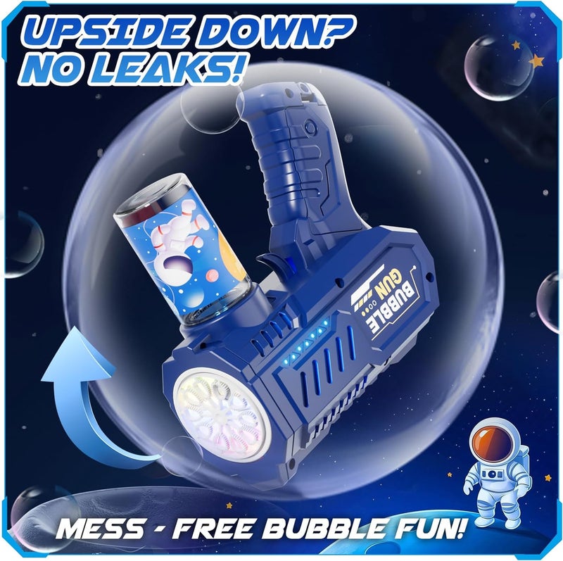Beria 3 Packs Bubble Guns with 3 Solutions, Automatic Bubbles Machine for Boys Girls, Birthday Gifts for Ages 3 4 5 6 7 8 Year Old Kid, Summer Toy Outdoor Toys for Toddlers, Party Favors, Wedding - Image 4