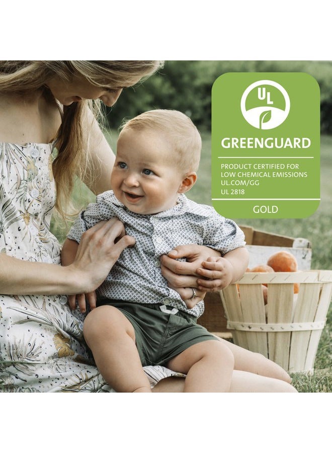 Chicco KeyFit® 35 Zip ClearTex® Infant Car Seat and Base, Rear-Facing Seat for Infants 4-35 lbs., Zip-Open Privacy Shield, Compatible with Chicco Strollers | Ash/Grey - Image 3