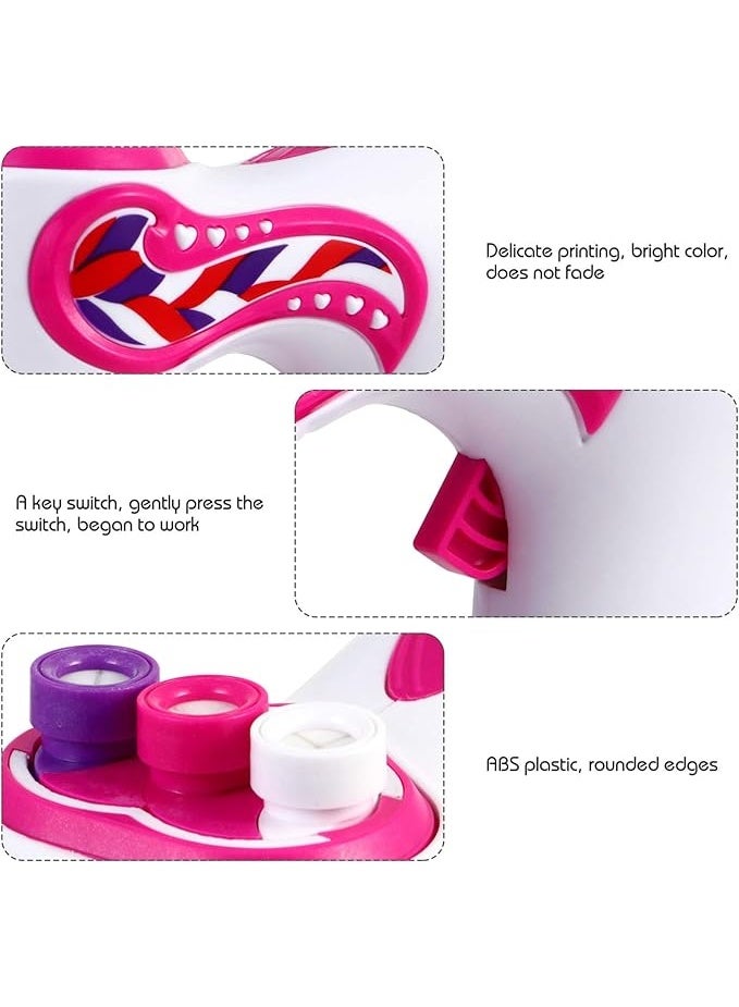 bracelet Easy DIY Braided Hair Set for Girls – 3 Pieces Multi-Color with Accessories - Image 5