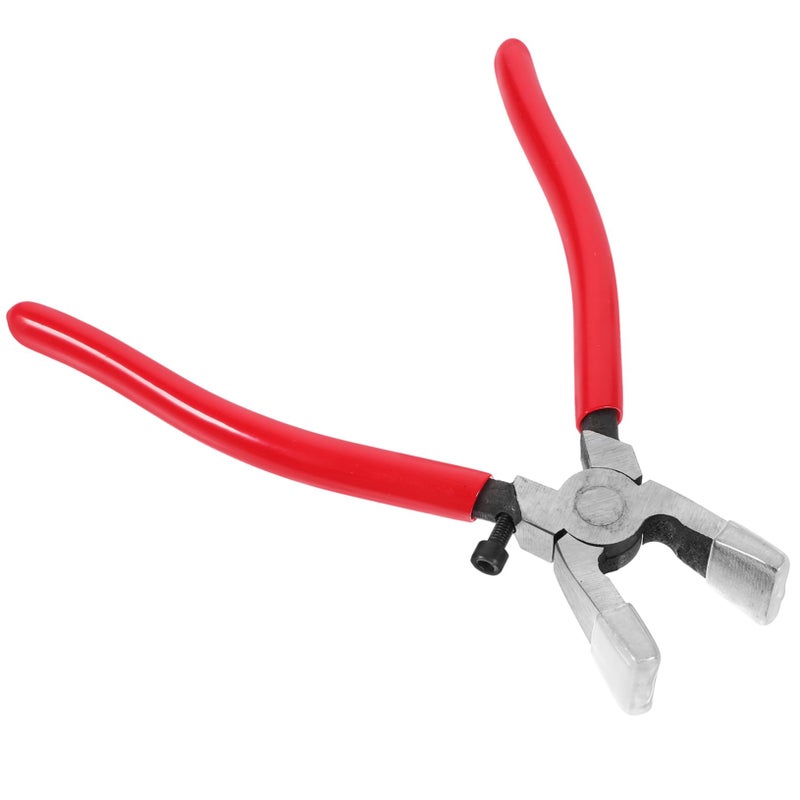 8 Inch Glass Grozing Pliers Running Pliers for Stained Glass Cutting Mosaic Breaking Tool - Image 2
