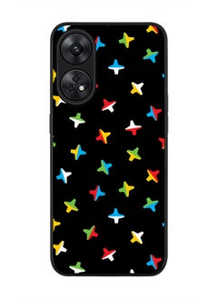 Rugged Black edge case for Reno 8T 4G Slim fit Soft Case Flexible Rubber Edges Anti Drop TPU Gel Thin Cover - Twofaced Ex's