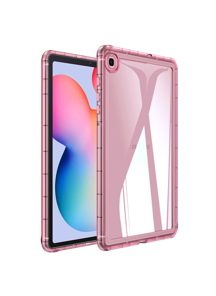 جراب شفاف لجهاز Samsung Galaxy Tab S6 Lite (2024)/S6 Lite (2022)/S6 Lite (2020) SM-P610 P615، غطاء تابلت TPU - وردي - Image 1