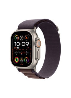 Replacement Strap Nylon Loop Watch Band For Apple Watch Ultra & Ultra 2 49mm / Series 9&8&7 45mm / SE 2&6&SE&5&4 44mm Indigo Blue
