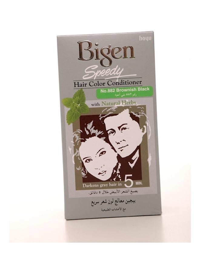 Bigen Speedy Hair Color Conditioner Brown/Black 80grams