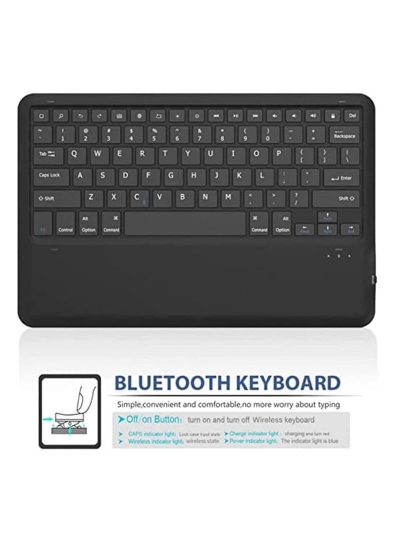 Keyboard Case for iPad Pro 12.9-inch 2017/2015 (Old Model, 2nd  1st Generation, Ultra-Thin PU Leather Case with Wireless Detachable Keyboard - Image 3