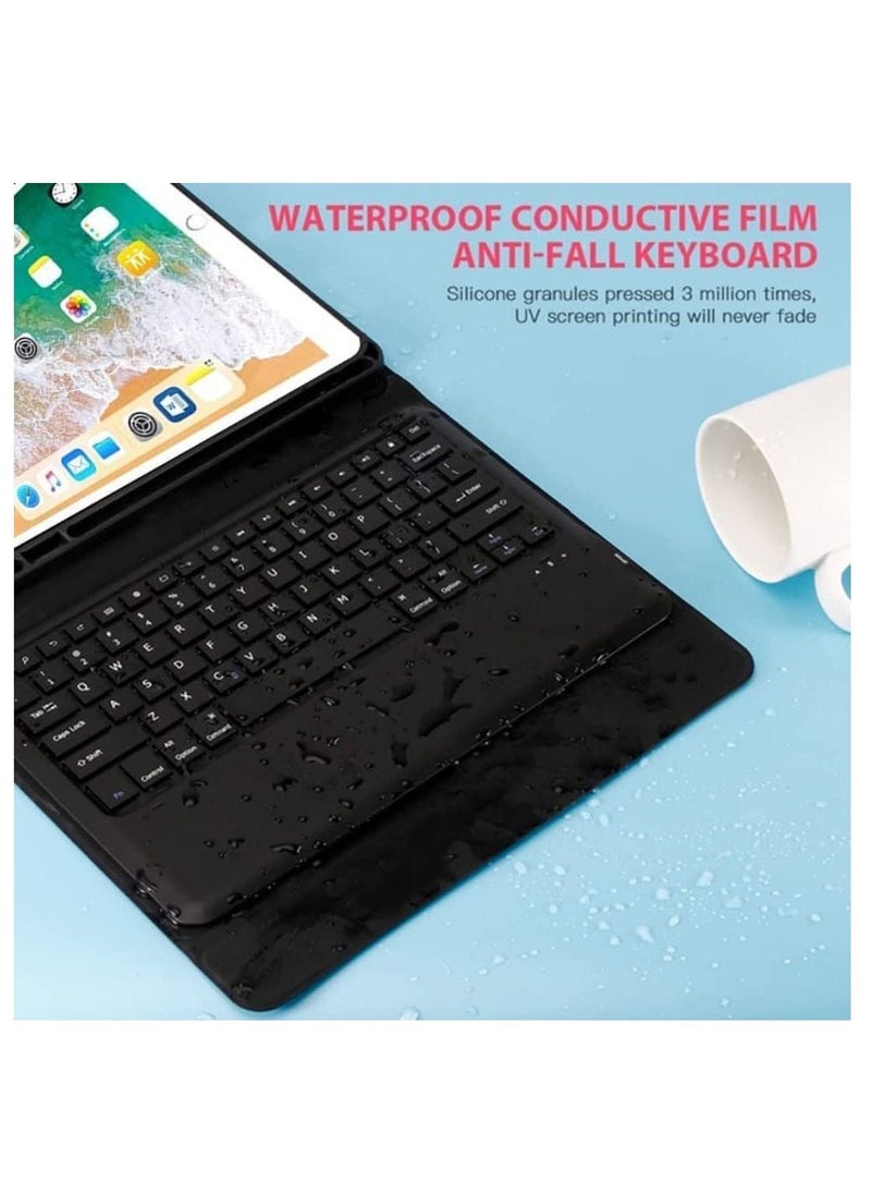Keyboard Case for iPad Pro 12.9-inch 2017/2015 (Old Model, 2nd  1st Generation, Ultra-Thin PU Leather Case with Wireless Detachable Keyboard - Image 4