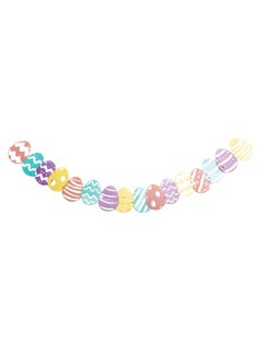 ThePartyPopper Easter Pastel Egg Garland  - Image 1