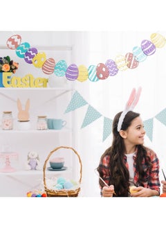 ThePartyPopper Easter Pastel Egg Garland  - Image 2