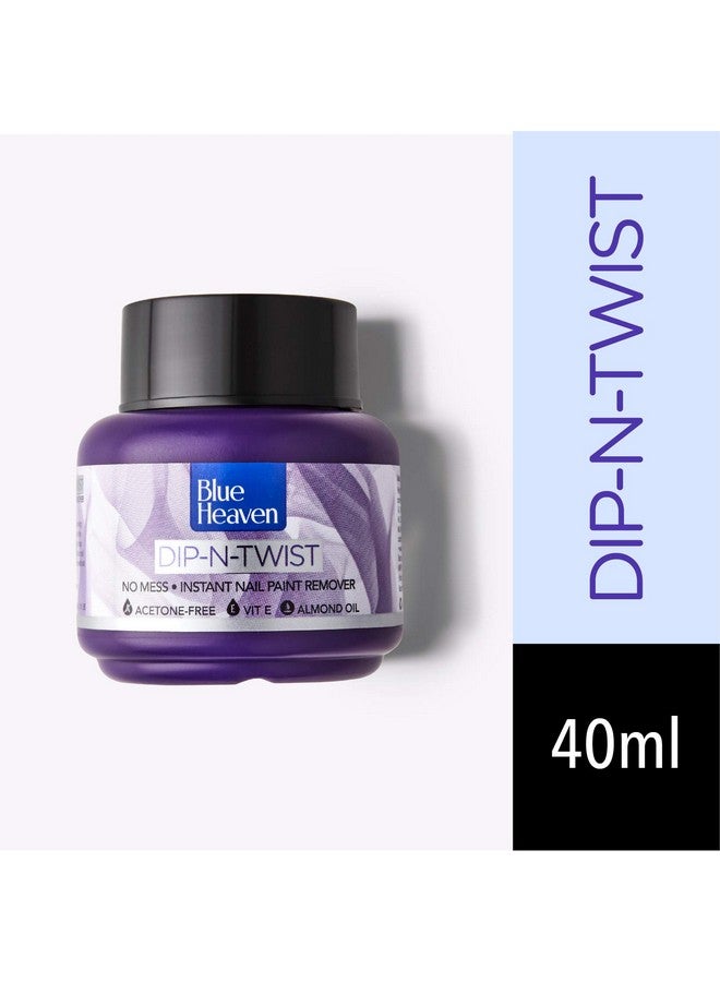 بلو هيفن مزيل طلاء الأظافر بلو هيفن ديب آند تويست، غني بفيتامين هـ وزيت اللوز، خالٍ من الأسيتون، مزيل لطيف لطلاء الأظافر، 40 مل - Image 2