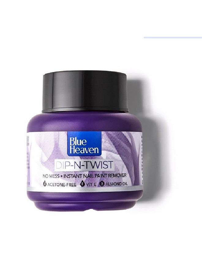 بلو هيفن مزيل طلاء الأظافر بلو هيفن ديب آند تويست، غني بفيتامين هـ وزيت اللوز، خالٍ من الأسيتون، مزيل لطيف لطلاء الأظافر، 40 مل - Image 1