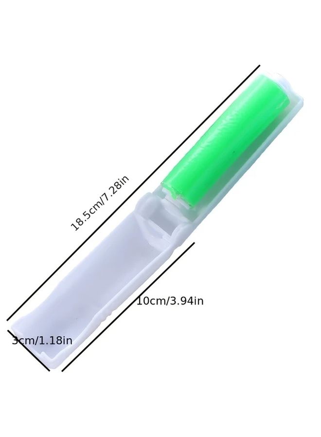 4 Pcs Reusable Lint Roller Set Washable Foldable Sticky Hair Dust Remover Brush Random Color - Image 3