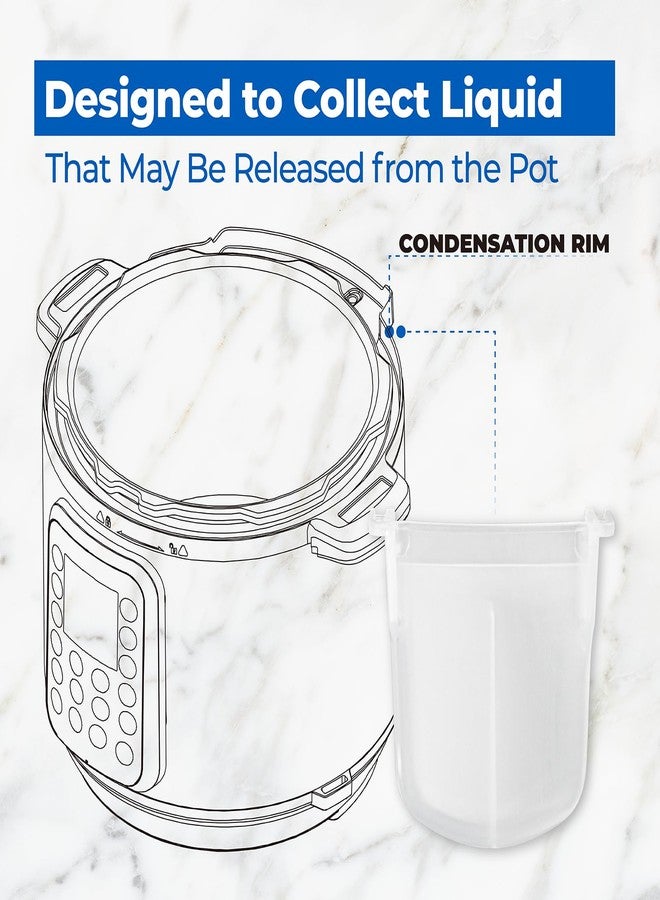 ANTOBLE Condensation Collector Cup Drip Catcher Replacement for Instant Pot Duo Mini 3 Qt, DUO Plus Mini 3 Qt, Ultra Mini 3 Qt, LUX Mini 3Qt - Image 4