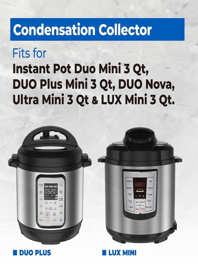 ANTOBLE Condensation Collector Cup Drip Catcher Replacement for Instant Pot Duo Mini 3 Qt, DUO Plus Mini 3 Qt, Ultra Mini 3 Qt, LUX Mini 3Qt - Image 3