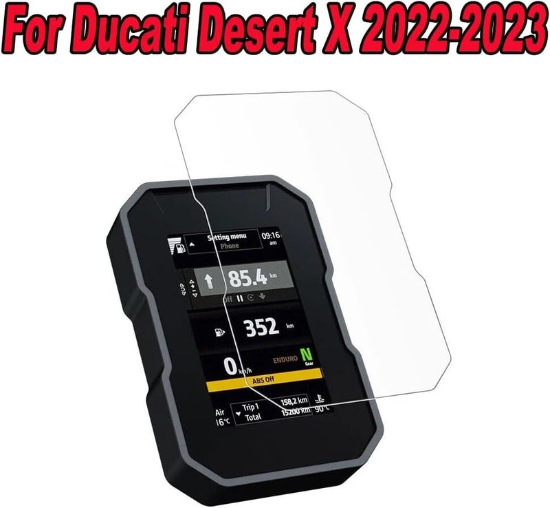 Vuzmode Motorcycle Dashboard Protection Film for Ducati Desert X - Image 2