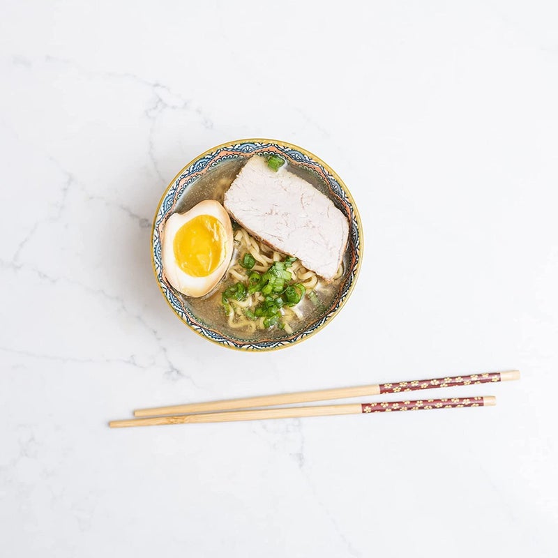 P-PLUS INTERNATIONAL Breakfast Bowls Set, Cereal Bowl Small Soup Bowls Ceramic Colored Dessert Bowls | ice Cream | Rice | Snacks | Appetizer (Pack of 12) - Image 3