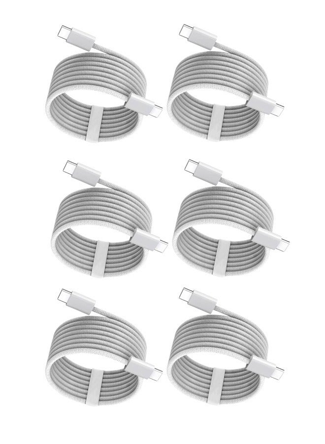 Taimi 6-Pcs 240W USB-C Charge Cable 2m White - Image 1