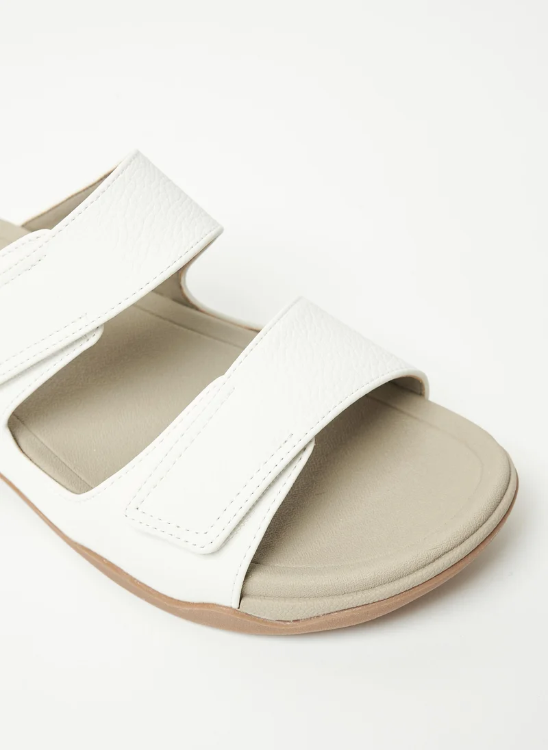 Geoomnii WHITE Geoomnii Mens Arabic Sandals White for Men | Best Price UAE